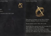 Lloyd's Sword Ring Dark Souls 3