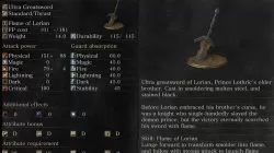 Lorian's Greatsword Dark Souls 3