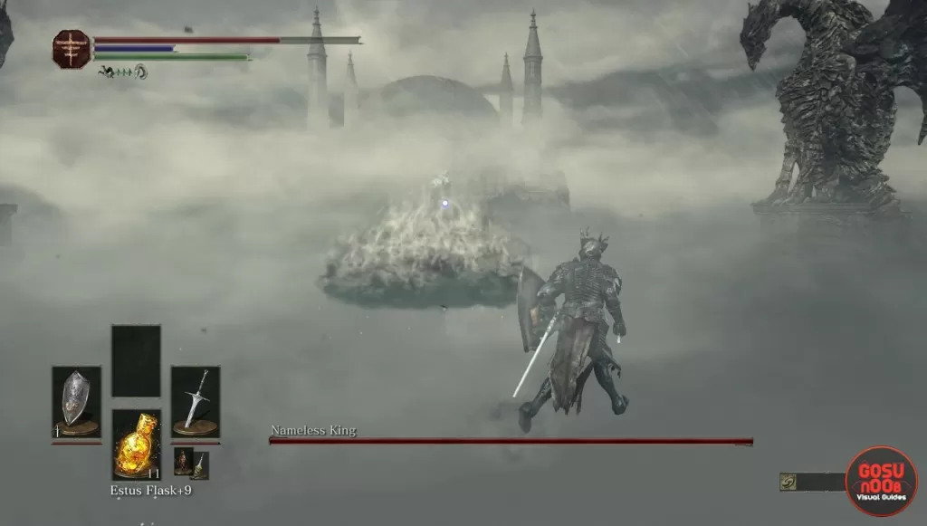 Nameless King Deadly Waves in Phase 2 Darksouls 3