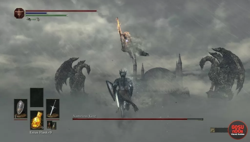 Nameless King Jump Attack Phase 2 Dark Souls 3