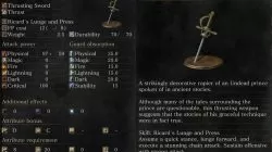 Ricard's Rapier Dark Souls 3