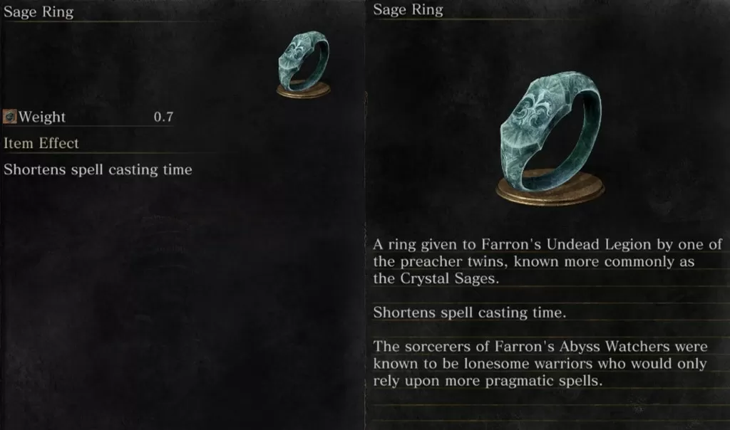 Sage Ring Dark Souls 3