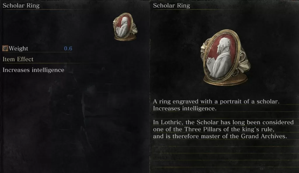 Scholar Ring Dark Souls 3