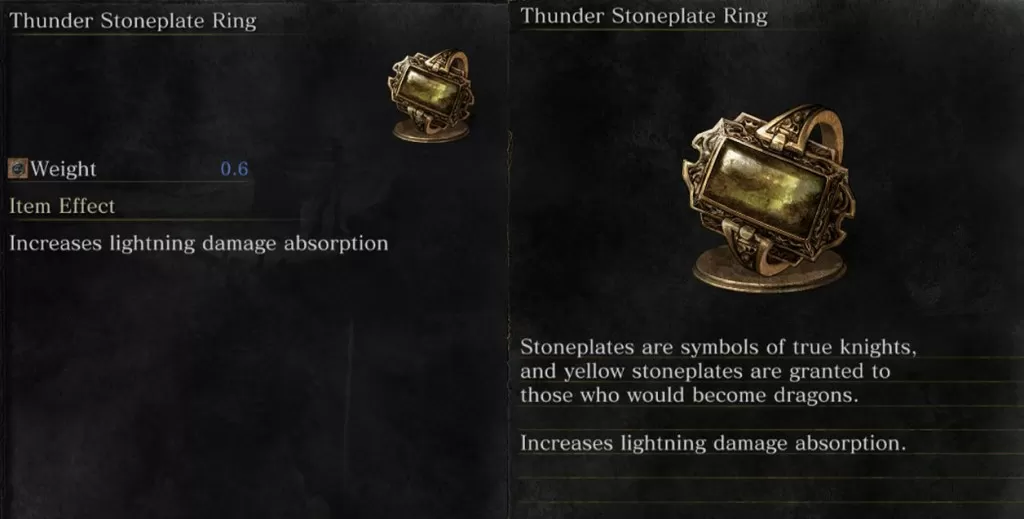 Thunder Stoneplate Ring Dark Souls 3