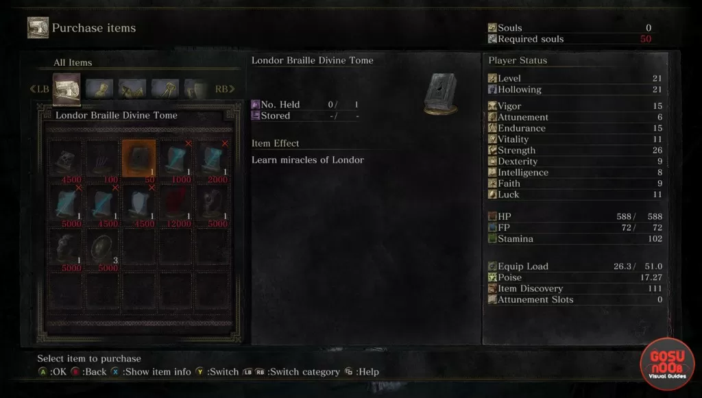 londor braille divine tome dks3