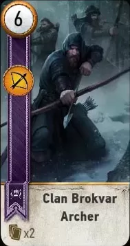 clan brokvar archer gwent card