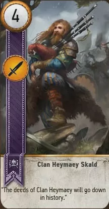 clan heymaey skald gwent card