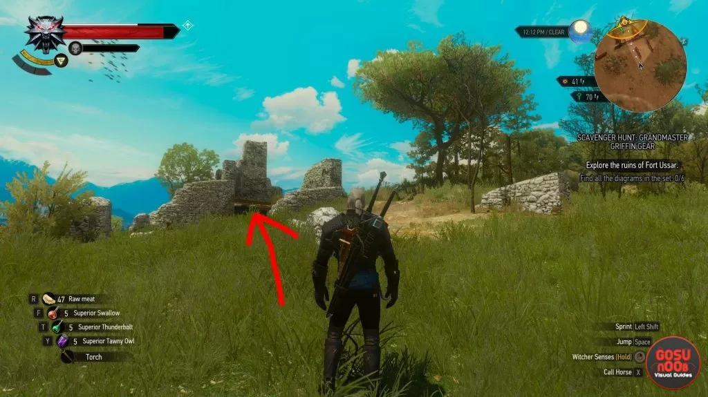 grandmaster griffin armor witcher 3 location