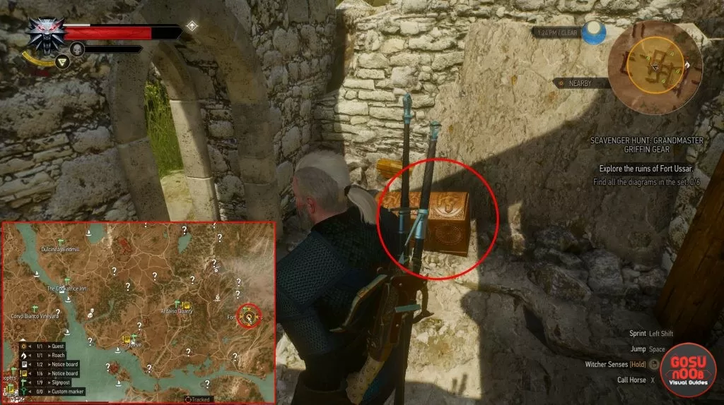 green armor dye formula location witcher 3