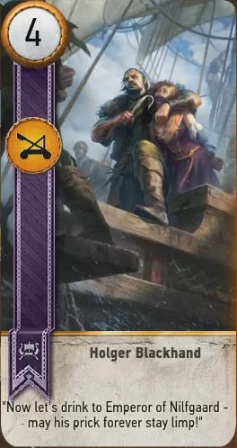 holger blackhand gwent card witcher 3