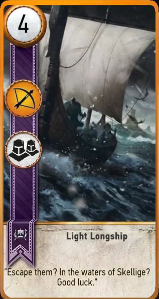 light longship gwent card