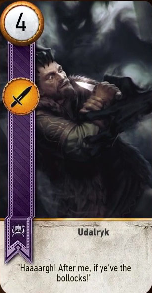 udalryk gwent card blood and wine