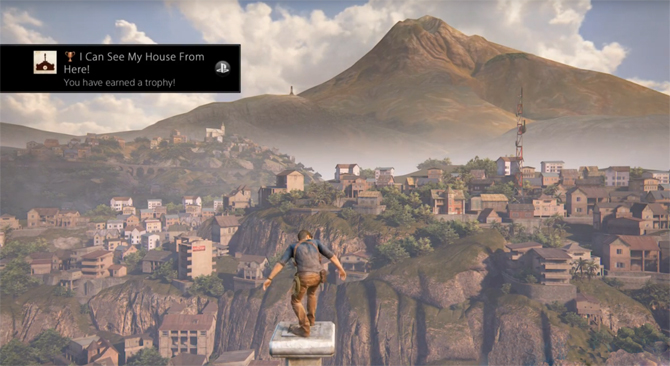 uncharted 4 I Can See My House From Here Trophy