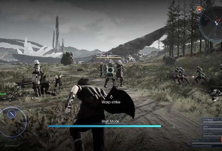 final fantasy xv wait mode