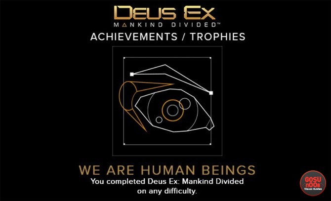 Deus Ex Mankind Divided achievements trophies
