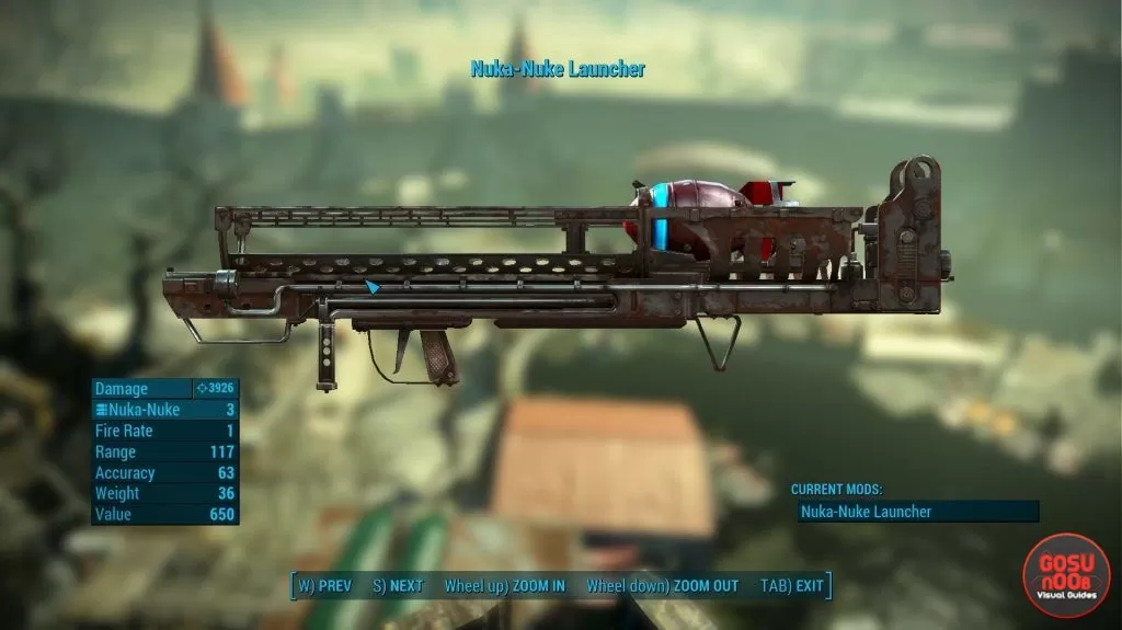 nuka nuke launcher fallout 4 weapon