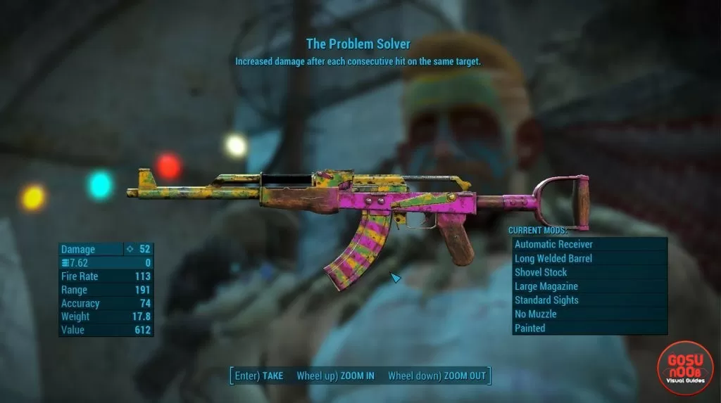 problem solver unique weapon fo4 nuka world