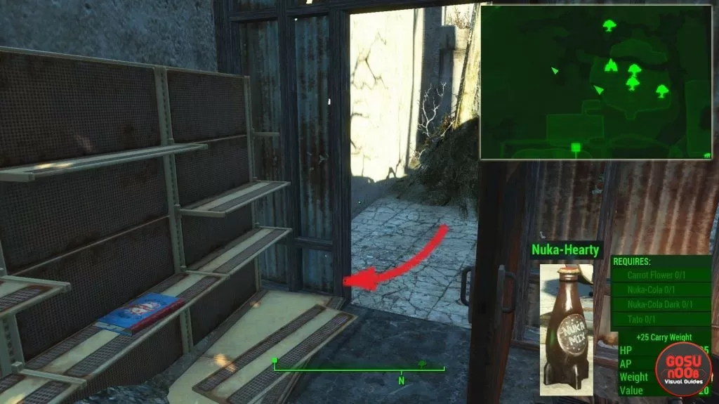 Nuka Hearty Recipe Location Fallout 4 Nuka World DLC
