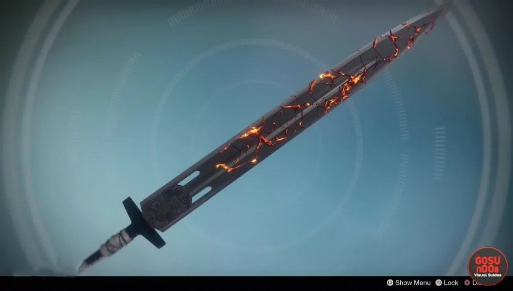 born in fire ornament exotic sword