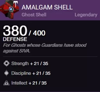 destiny amalgam shell