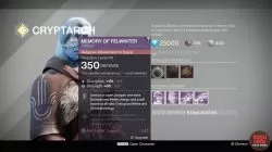 destiny memory of felwinter artifact