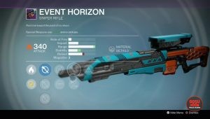 event horizon legendary sniper rifle rise of iron