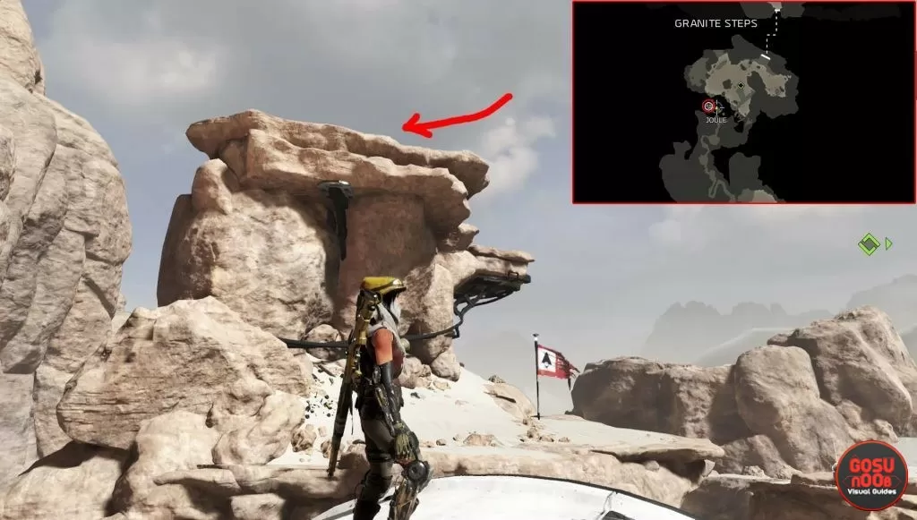 recore prismatic core locations granite steps