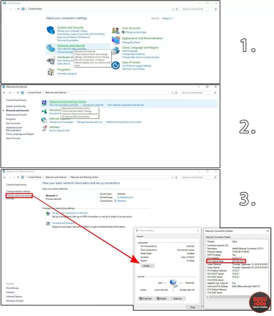 windows network setup for honor nat strict to open