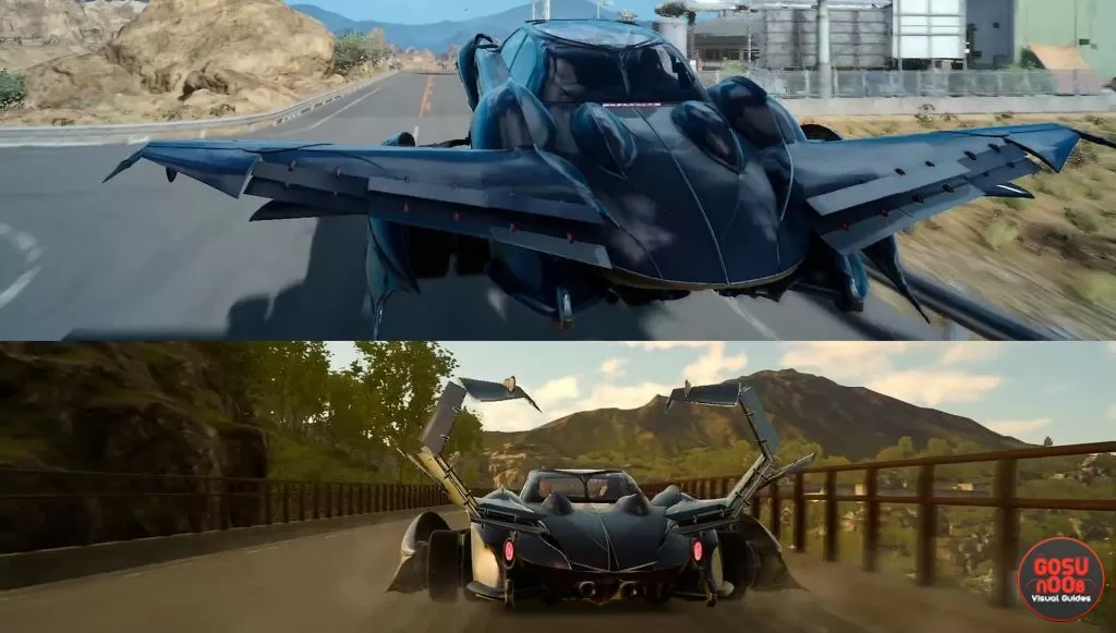 Airship Transformation Final Fantasy XV