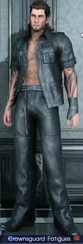 Gladioulus Crownsguard Fatigues Outfit FFXV