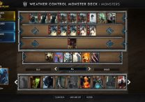 Cheap Monsters Weather Control Deck in Gwent