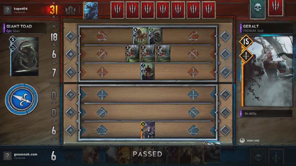 Gwent Northern Realms Deck Kill The Servers 2