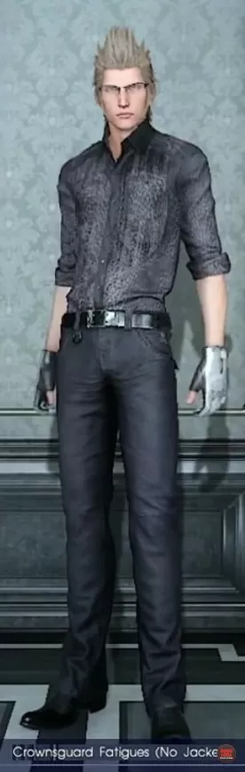 Ignis Crownsguard Fatigues Outfit No Jacket