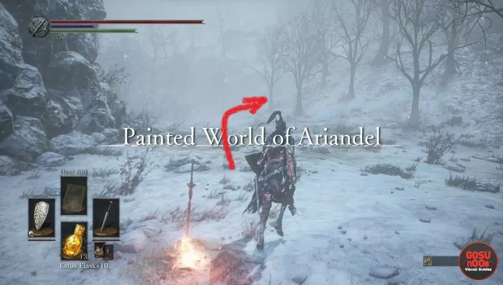 Location of Ethereal Oak Shield Dark Souls 3 Ashes of Ariandel