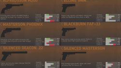 Mafia 3 Handgun Pistols List