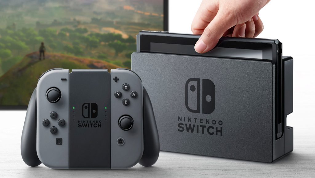 Nintendo switch console reveal