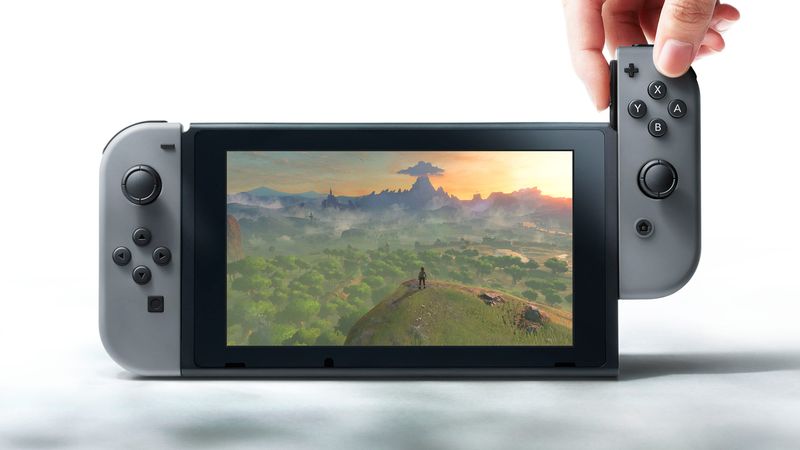 Nintendo switch console reveal Joy-Con