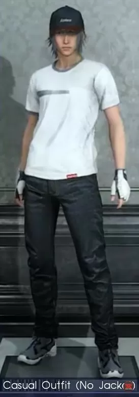 Noctis Casual No Jacket Outfit Final Fantasy XV