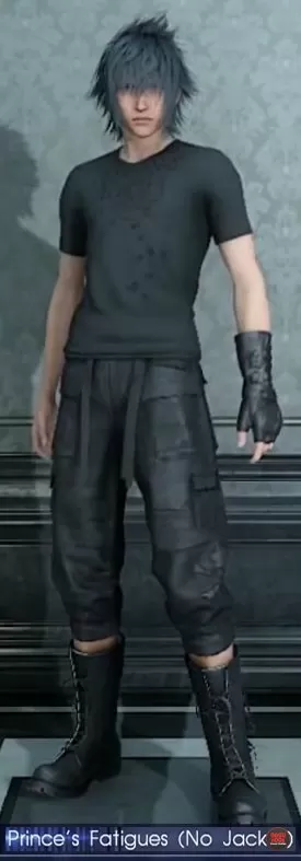 Prince Fatigues No Jacket Outfit Final Fantasy XV