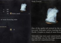 Snap Freeze Spell Dark Souls 3 Ashes of Ariandel