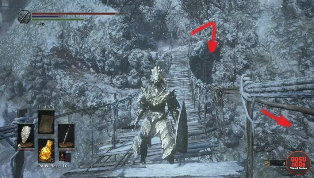Snowy Mountain Pass Dark Souls 3 Ashes of Ariandel