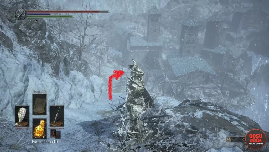 Snowy Mountain Pass Dark Souls 3 Ashes of Ariandel DLC