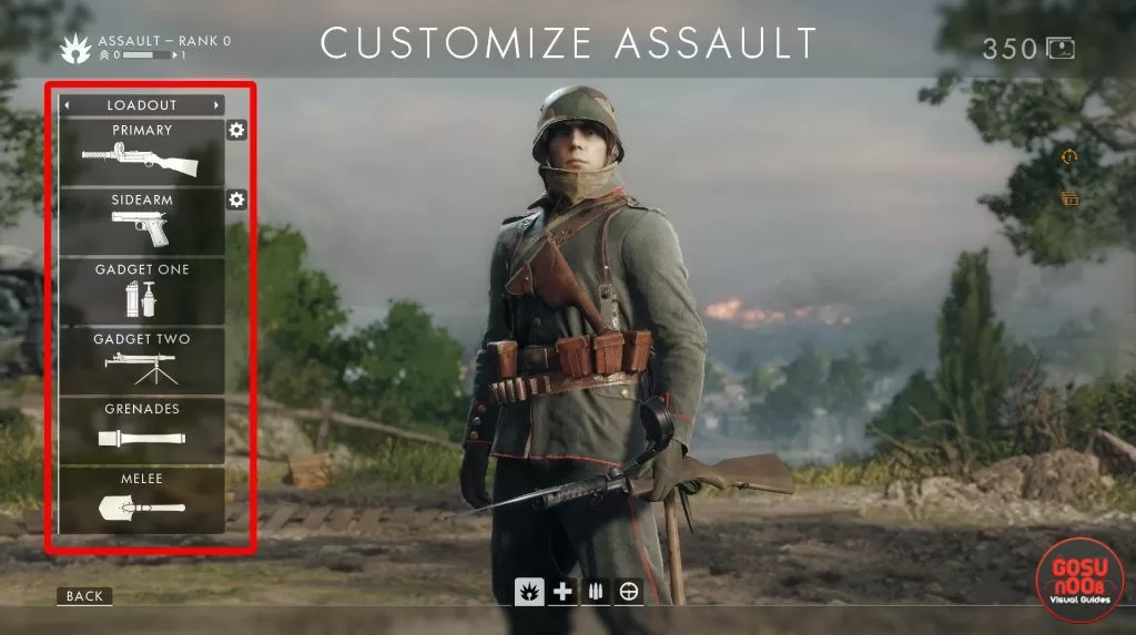 battlefield 1 edit loadout