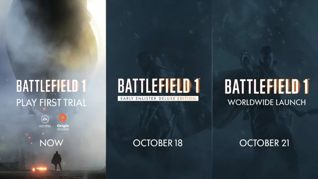 battlefield 1 release date time