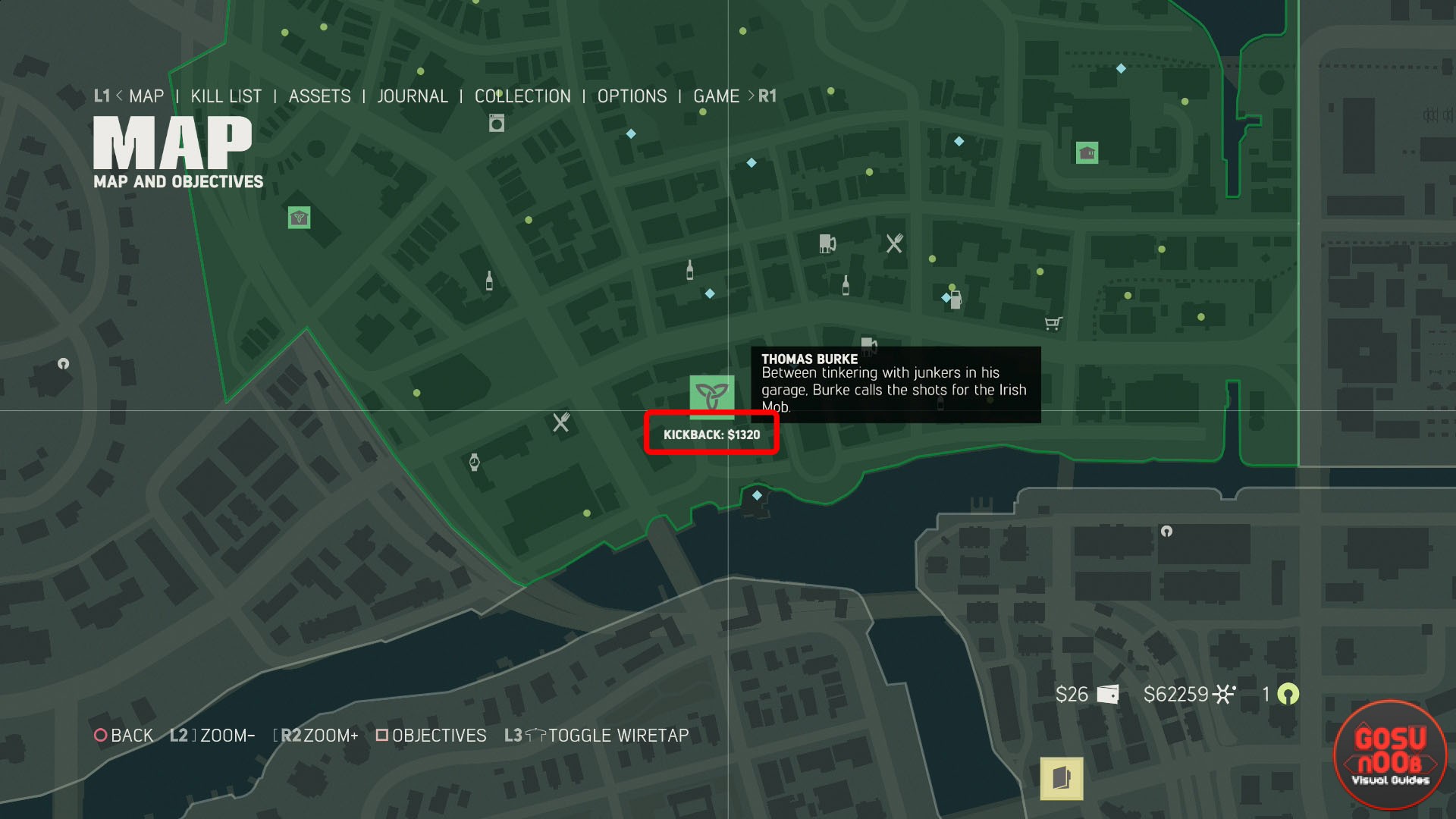 How to collect money from rackets in Mafia 3