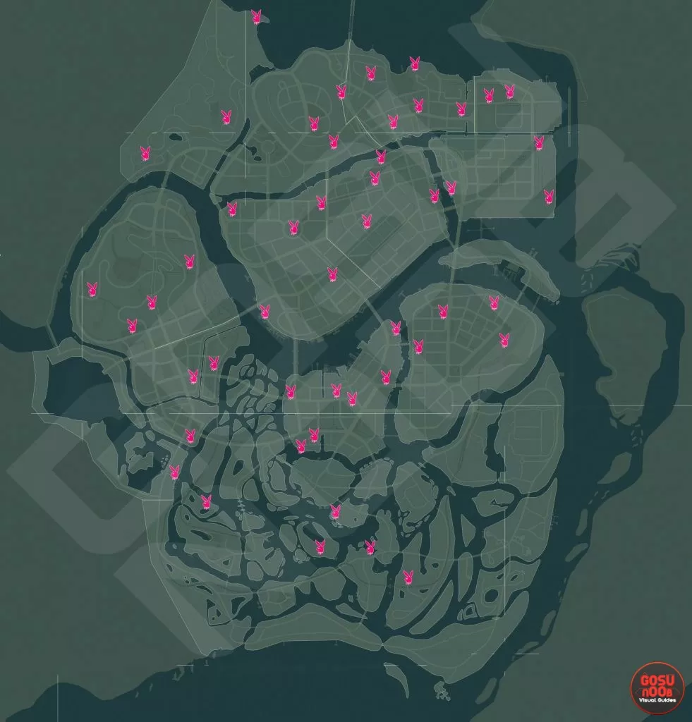mafia 3 playboy magazine locations map