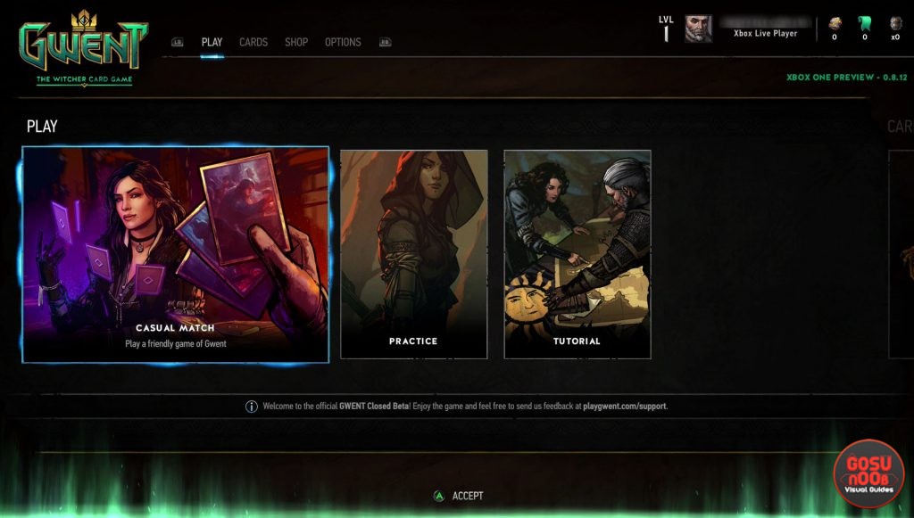 no microtransactions xbox one gwent closed beta