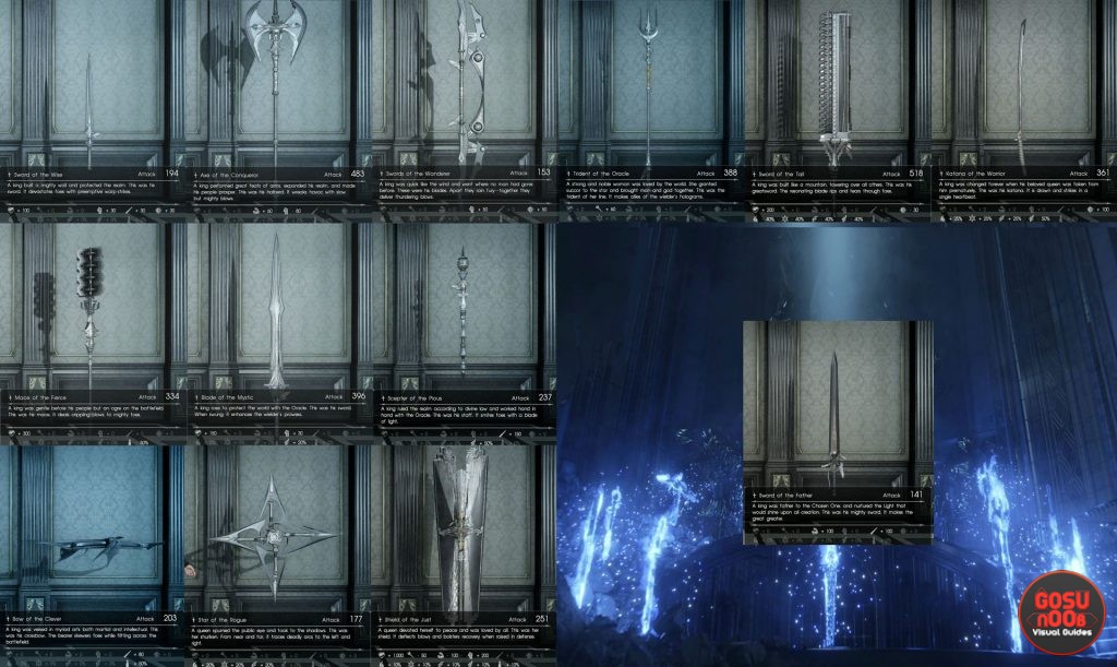 All Armiger Weapons Showcase FFXV
