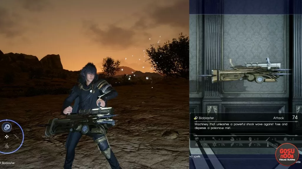 Bioblaster Machinery Weapon FFXV