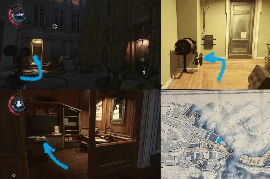 Blueprint Location Mission 8 Dishonored 2